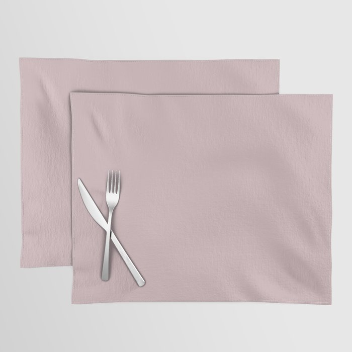 Amaranth Light Pastel Pink Pairs Sherwin Williams Rose SW 6296 Placemat